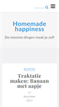 Mobile Screenshot of homemadehappiness.nl