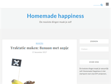 Tablet Screenshot of homemadehappiness.nl